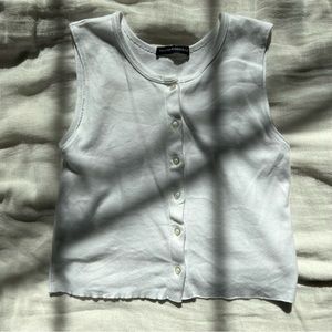 White Brandy Melville Tank